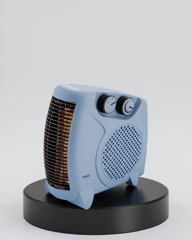 Termostatlı Hızlı Isıtma Özellikli Güvenli Elektrikli Fanlı Isıtıcı