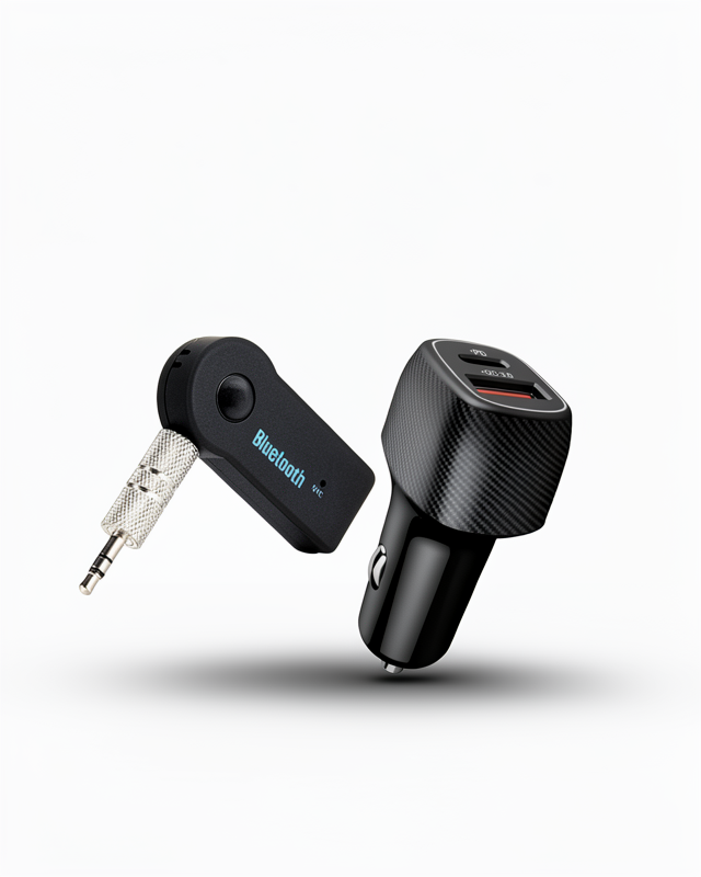 Bluetooth Müzik Kiti ve Type-C PD Araç Şarj Seti