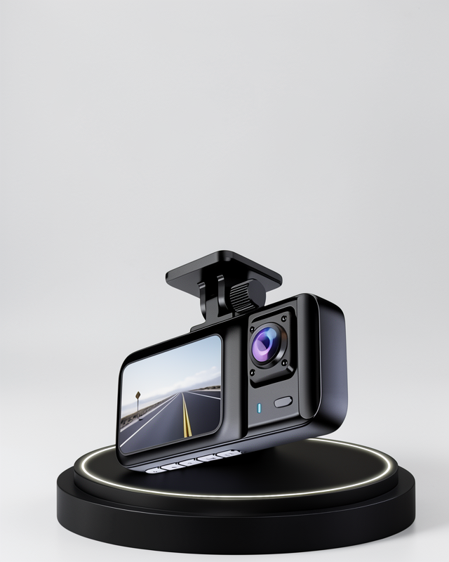 Full HD Araç Kamerası 3'lü Kayıt Gece Görüşlü 360° Kapsama Sahip DashCam