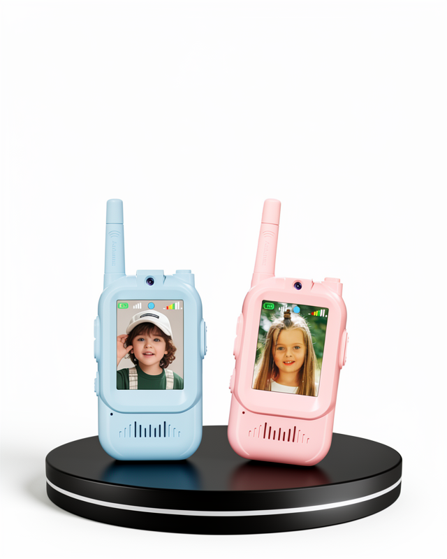 Görüntülü Walkie Talkie Seti, 3–12 Yaş Arası Çocuklar İçin Uygun