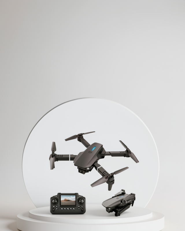 Yörünge Uçuşu ve Eve Dönüş Özellikli Katlanabilir Drone Uzaktan Kumanda ile