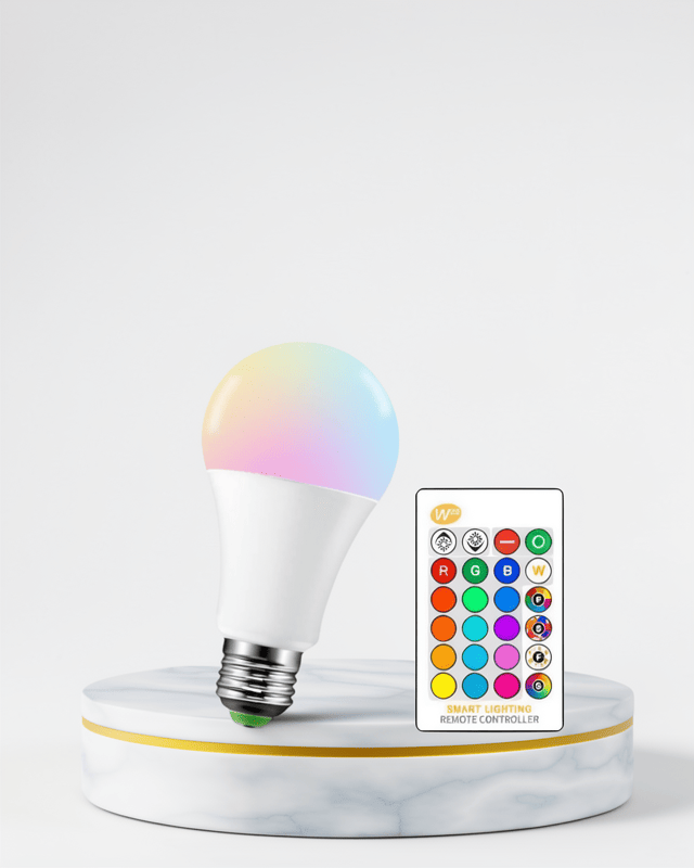 16 Renkli Uzaktan Kumandalı RGB LED Ampul Dekoratif Aydınlatma