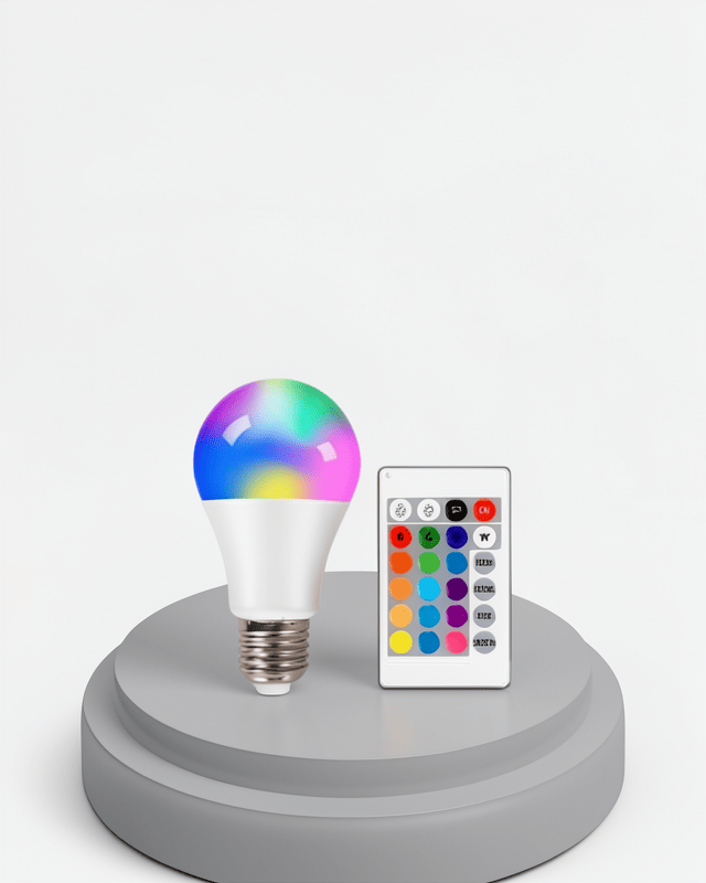 Uzaktan Kumandalı 2025 RGB LED Ampul A Kalite Renkli Işık