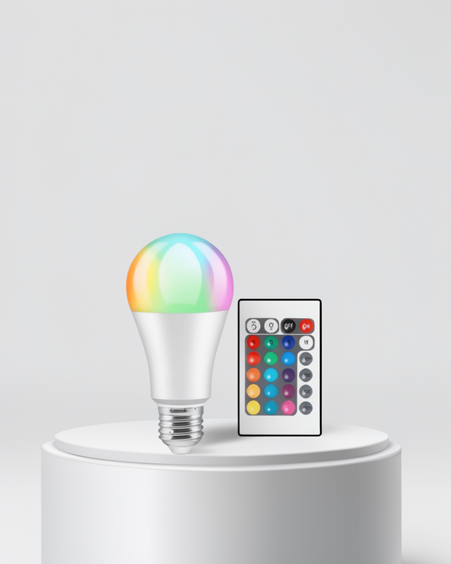 Orijinal RGB Uzaktan Kumandalı LED Ampul 16 Renk A Kalite