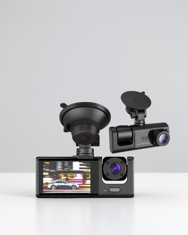 DVR Sistemli TA-01, 1080P Ön ve 720P Arka ile İç Kamera