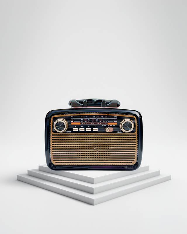 Ahşap Nostaljik Görünümlü Bluetoothlu Eskitme Nostalji Radyo