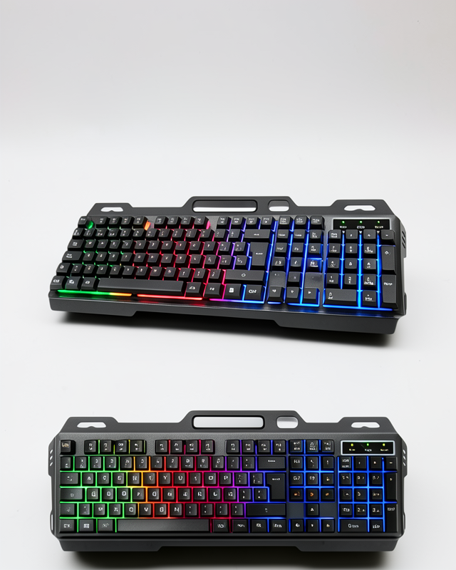 RGB Işıklı Q Klavye ve Mouse Hediyeli USB Girişli Led Işıklı Oyuncu Klavyesi