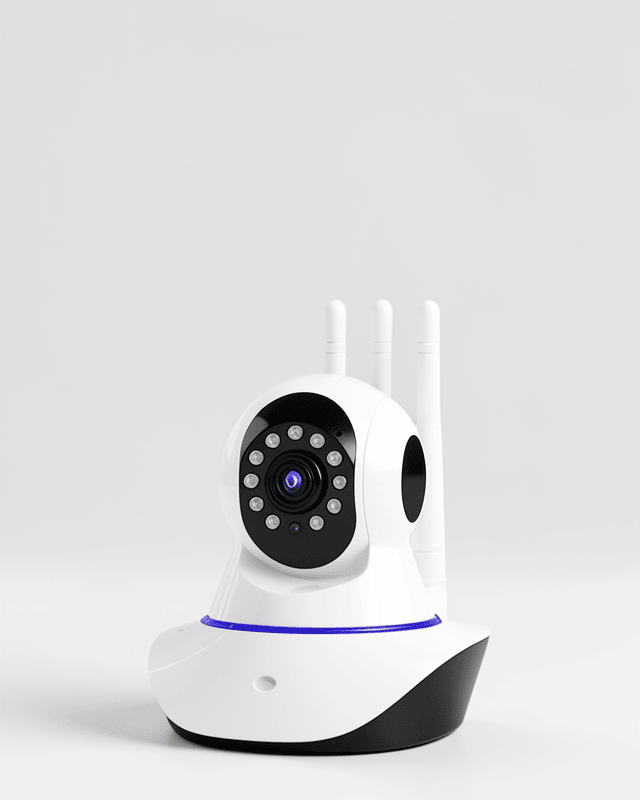 Bebek İçin Çift Yönlü Hareket Sensörü ile Wifi Video Kayıt Kamerası