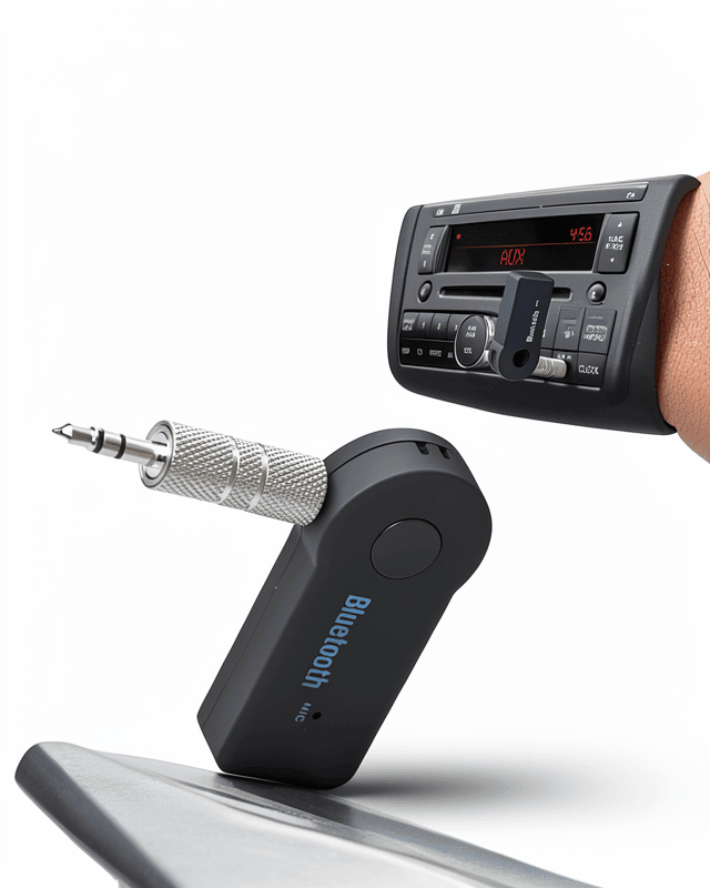 Aux Car Bluetooth Kablosuz Araç Bağlantı Kiti, Tüm Araçlarla Uyumlu