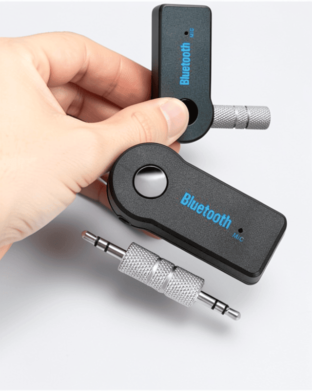 Siyah Hafıza Kartlı Kablosuz Bluetooth Aux Araç Kiti