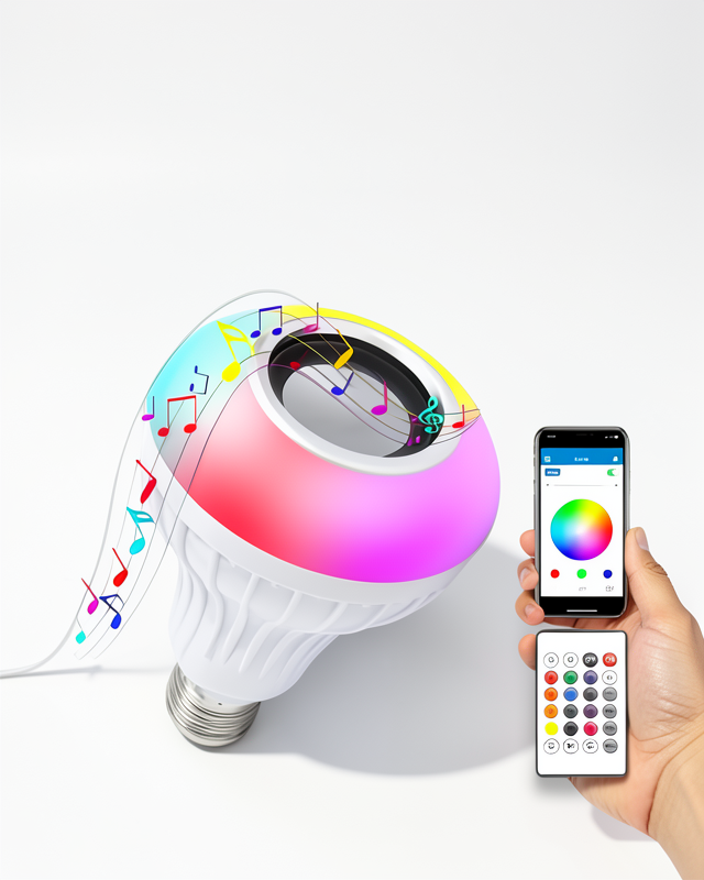 Uzun Ömürlü ve Dayanıklı Bluetooth Hoparlör Lamba Led