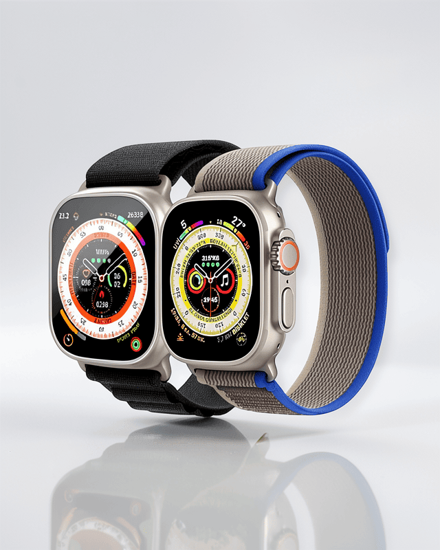 Bluetooth Akıllı Saat, 49MM Ekran, Kan Basıncı ve Adımsayar Özellikleriyle