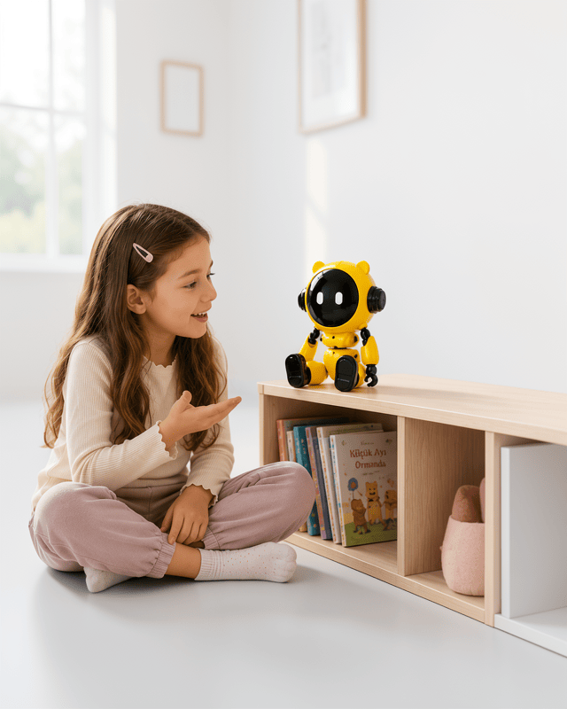 Özellikli Yapay Zeka Çocuk Robotu Türkçe İngilizce Matematik Fen Ders Desteği