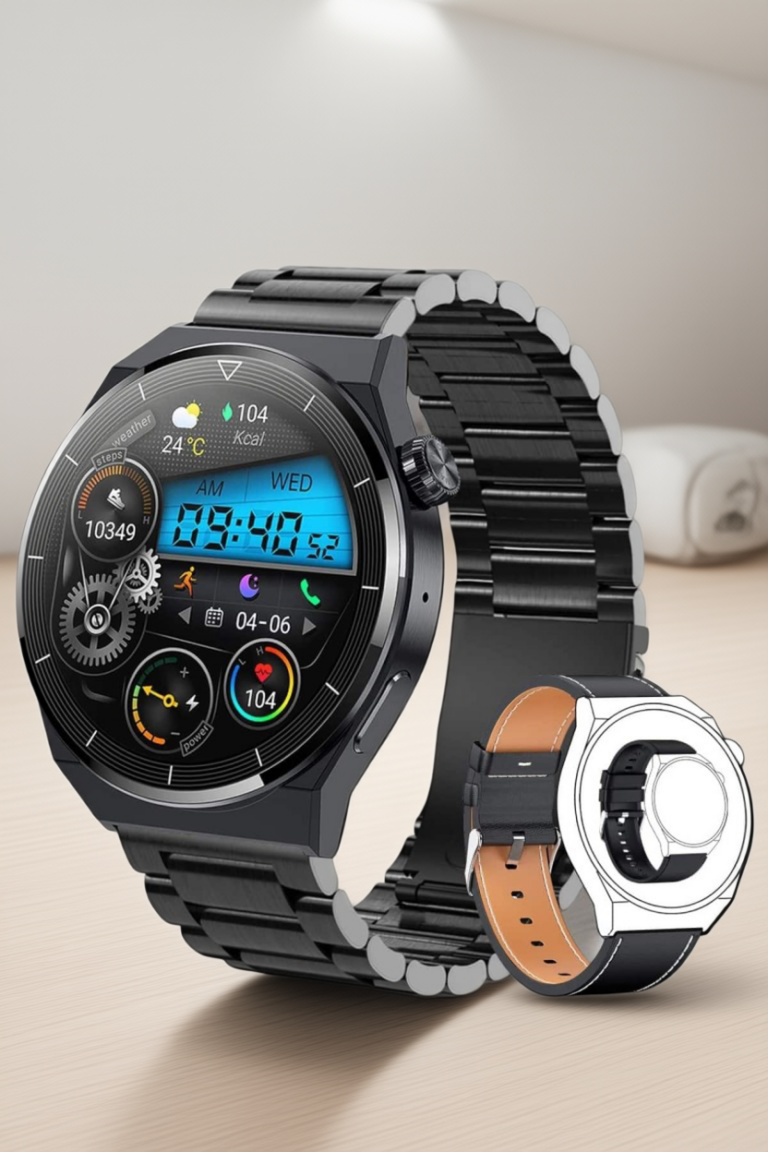 Akıllı Saat Sağlık ve Fitness Takibi Bluetooth Bağlantılı Dokunmatik Ekran