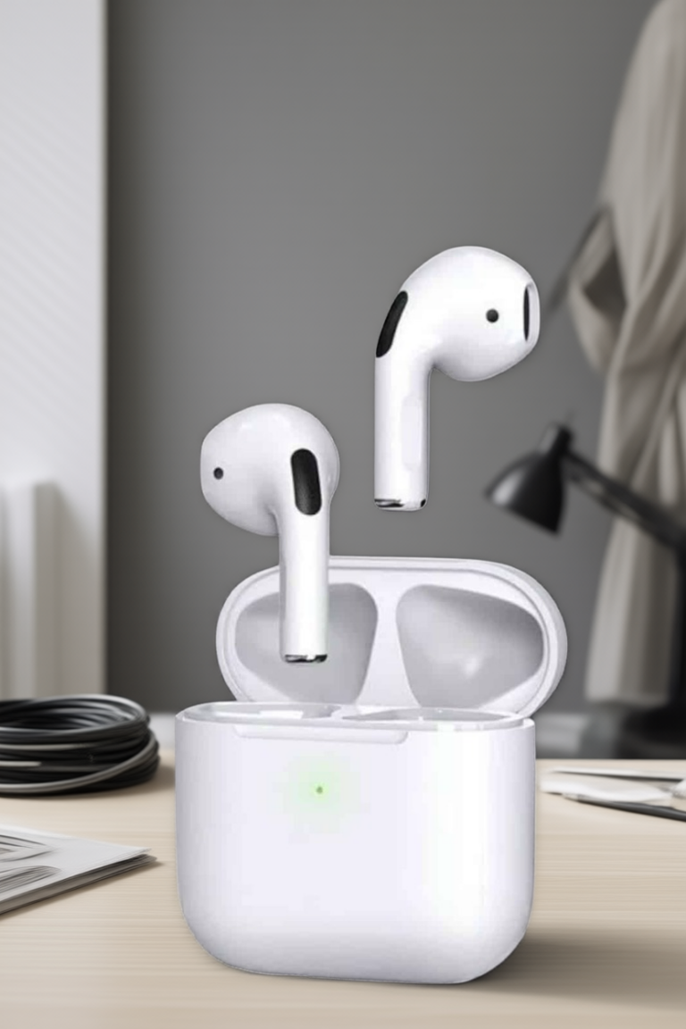 Beyaz Yeni Nesil Pro Bluetooth Kulaklık Yüksek Ses Kaliteli ANC Özelliği