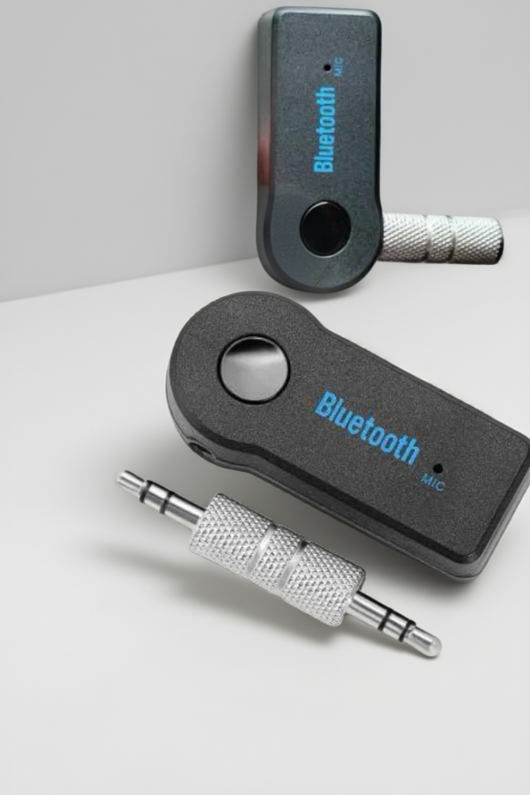 Kablosuz Bluetooth Aux Araç Kiti Siyah Hafıza Kartlı
