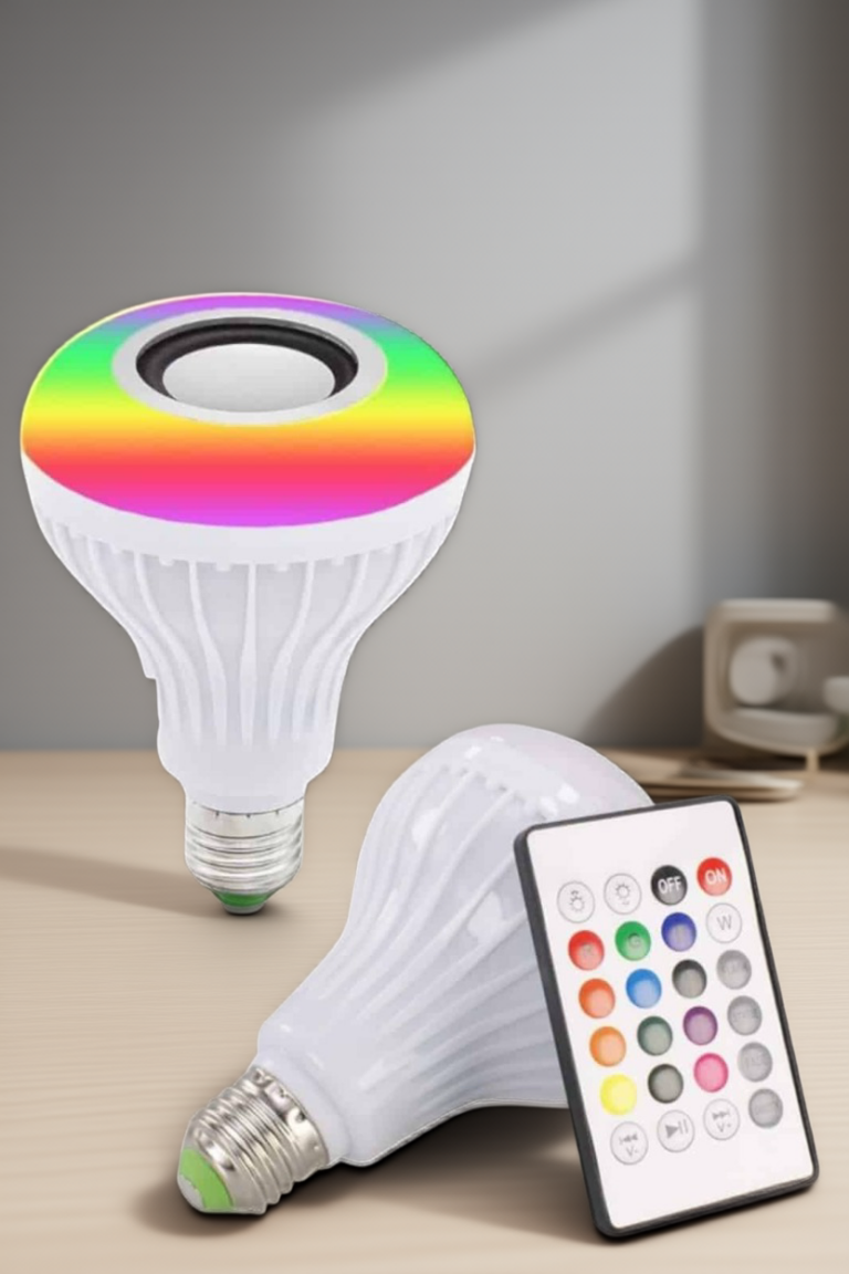 Kablosuz Bluetooth Hoparlör Led Lamba