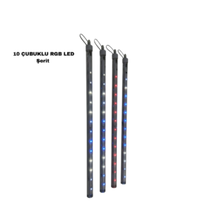 10 ÇUBUKLU DEKOR LED