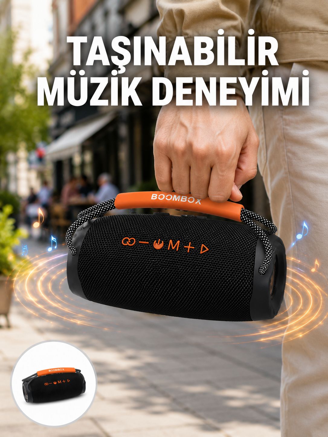 Bluetooth 5.1 Kablosuz Hoparlör Derin Bas RGB Işıklı Yeni Nesil