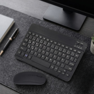 Bluetooth Klavye Mouse Seti Taşınabilir Wireless Bilgisayar Aksesuarı