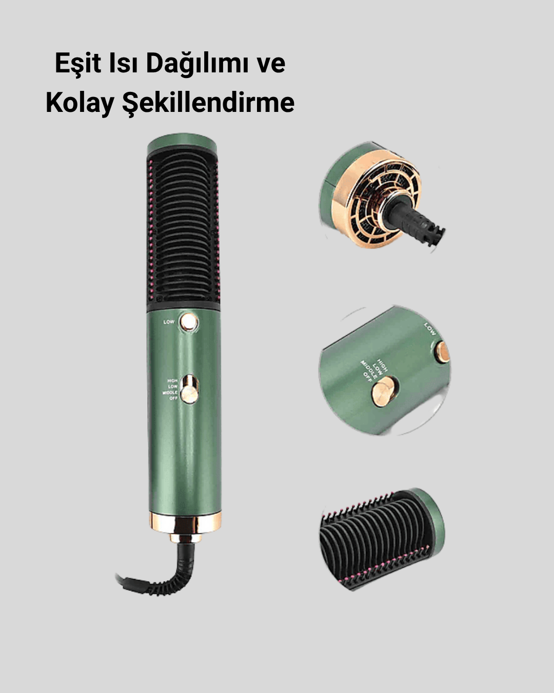 İyon Teknolojili Seramik Saç Düzleştirici – Eşit Isı Dağılımı