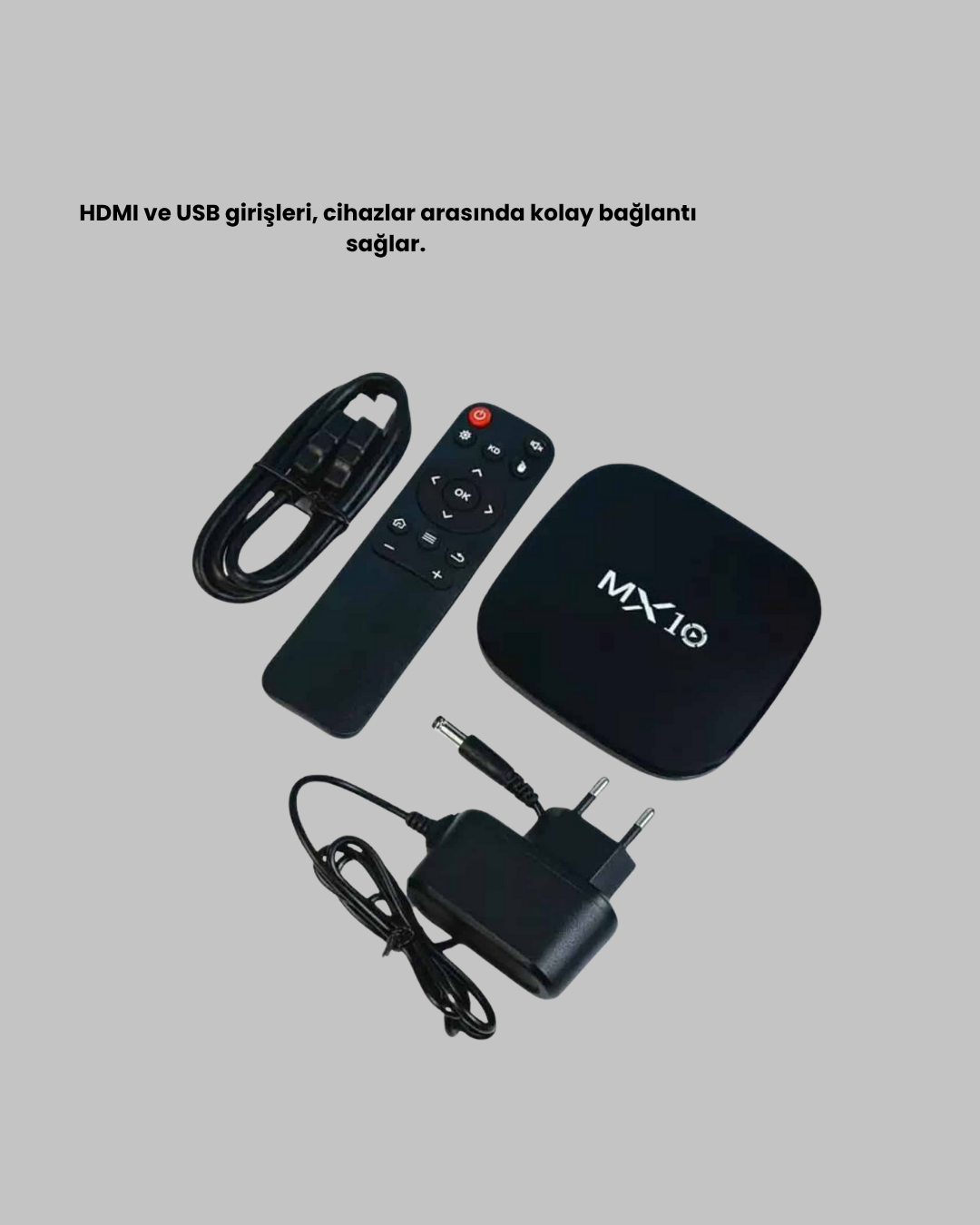 4K Ultra HD TV Kutusu – 8 GB Hafıza, Google Asistan, Chromecast, Dolby Destekli