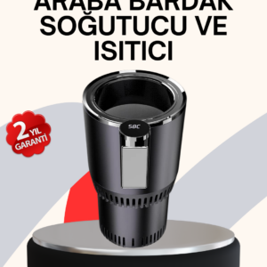 Araba Bardaklığı Isıtma Soğutma Ayarlı Çakmak Girişli Akıllı Model