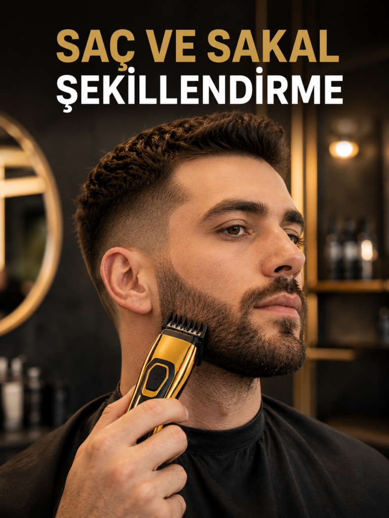 Çift Kademeli Güç Modlu Kablosuz Kişisel Bakım Seti