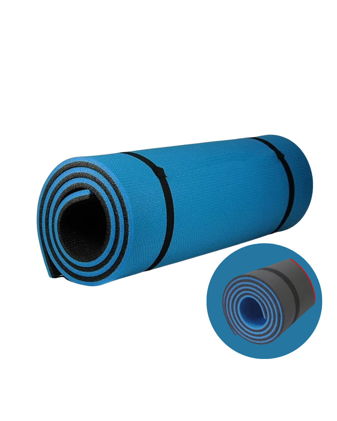10MM YOGA MATI MAVİ