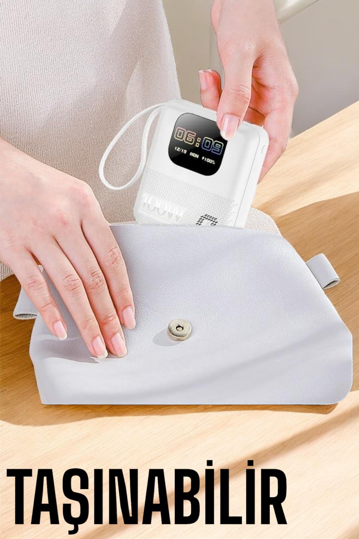 Yeni Nesil Akıllı Powerbank 10.000 MAH Çok Fonksiyonlu Müzik Dinleme