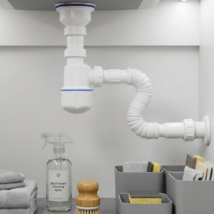 Esnek Gider Sifonu Lavabo İçin Koku Önleyici Tıkanma Karşıtı Bağlantı Seti