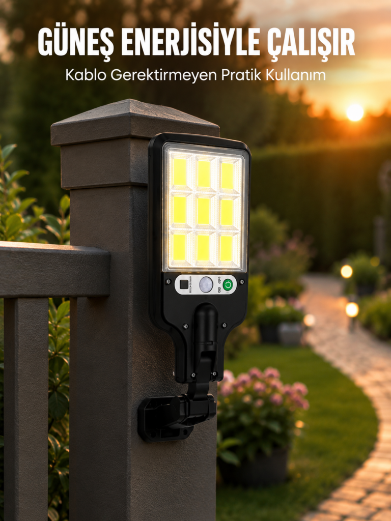 Dış Mekan Sensörlü Aydınlatma Modern ve Kullanıcı Dostu Yeni Nesil
