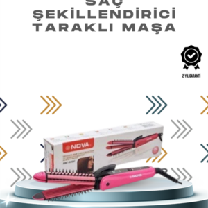 Ergonomik Tasarımlı Fön ve Maşa Uyumlu Saç Şekillendirici Maşa