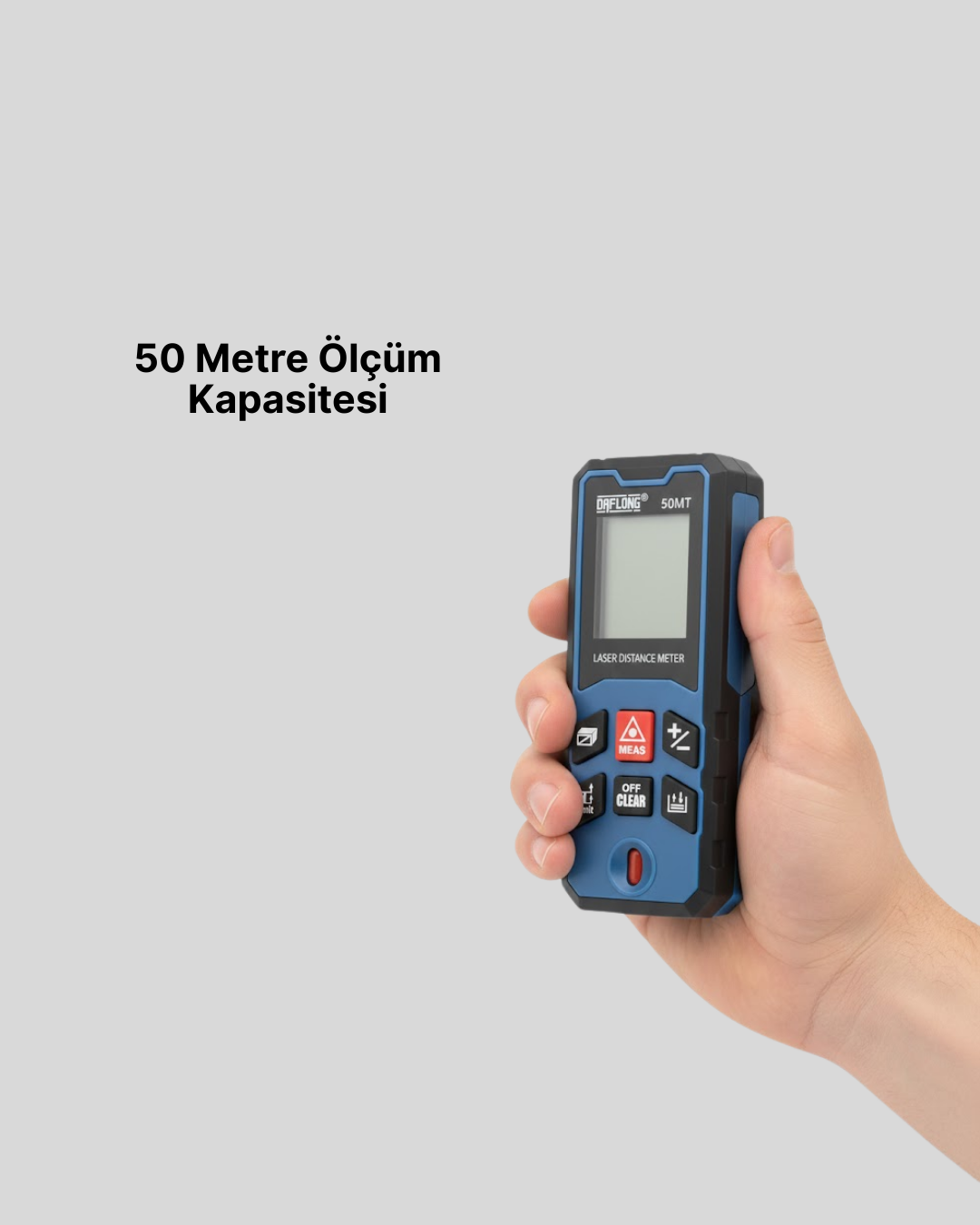 Profesyonel Lazer Metre Hassas Ölçüm ve Dijital Ekran Yeni Nesil