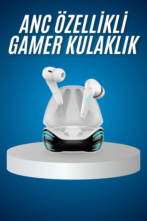 Oyuncu Kulaklığı Mikrofonlu Gürültü Engelleme Gecikme Önleyici Bluetooth Kulaklık