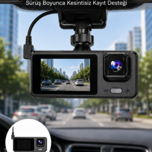 Full HD 3 Kanallı Araç Kamerası – Akıllı Çözümlerle Sürüş Yeni Nesil