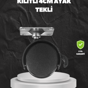 Kilitli 4 cm Evrensel Tekerlek Ayak Tek Adet