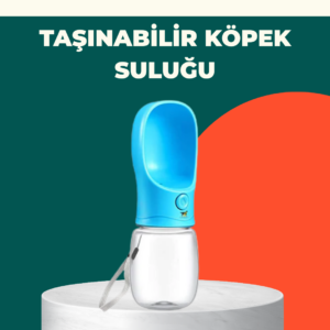 Sızdırma Önleyici Silikon Halkalı Pet Su Dispenseri Gezi Seyahat İçin
