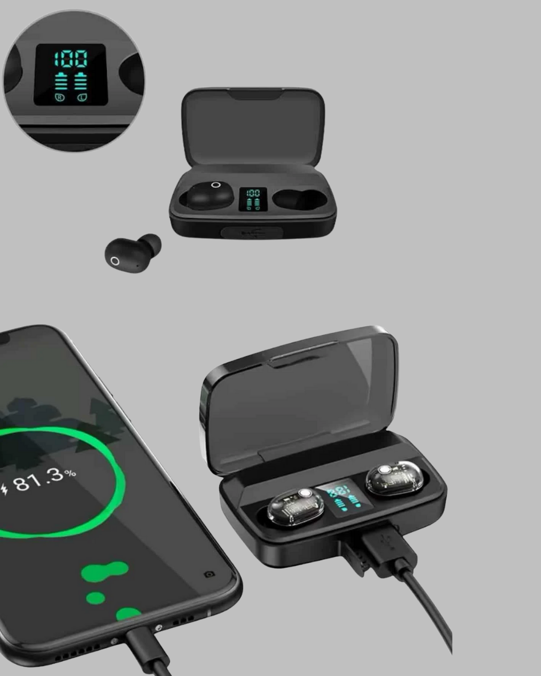 Yüksek Ses Kaliteli A10s TWS Bluetooth 5.0 Kablosuz Kulaklık Yeni Nesil