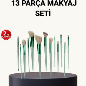 13’lü Yumuşak Kıllı Makyaj Fırça Seti – Profesyonel Kalite, Hassas Ciltlere Uygun