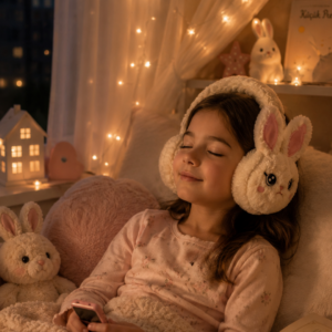 Kablosuz Peluş Bluetooth Kulaklık Yumuşak Tasarım ve TF Kart Desteği