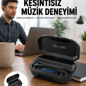 Gaming Kulaklık Bluetooth 5.2 Kablosuz Kulakiçi Rgb Işıklı Çift Mikrofonlu Yeni Nesil