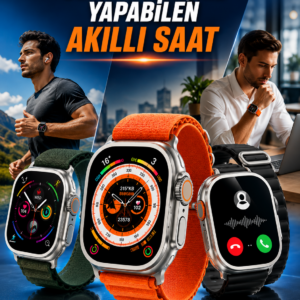Yeni Nesil Akıllı Saat Nabız Ölçer Sağlık Ölçer ve Kalori Ölçer Uyku Takibi NFC Özelliği