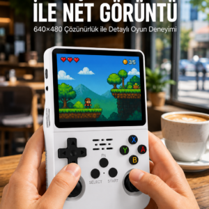 El Tipi Oyun Konsolu 3.5 İnç HD Ekran ve Hafıza Kartı Destekli Yeni Nesil