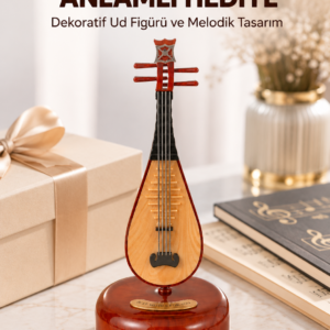 Enstrüman Figürlü Melodi Çalan Dekoratif Müzik Kutusu