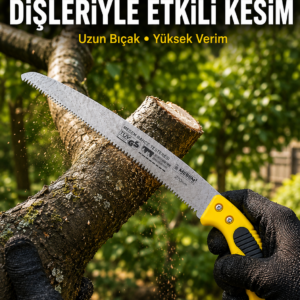Bahçe Bıçkısı Keskin Çelik Diş Yapısıyla Pratik Kesim