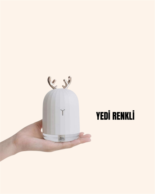 USB Şarjlı Mini USB Nemlendirici LED Işıklı Masaüstü Cihaz