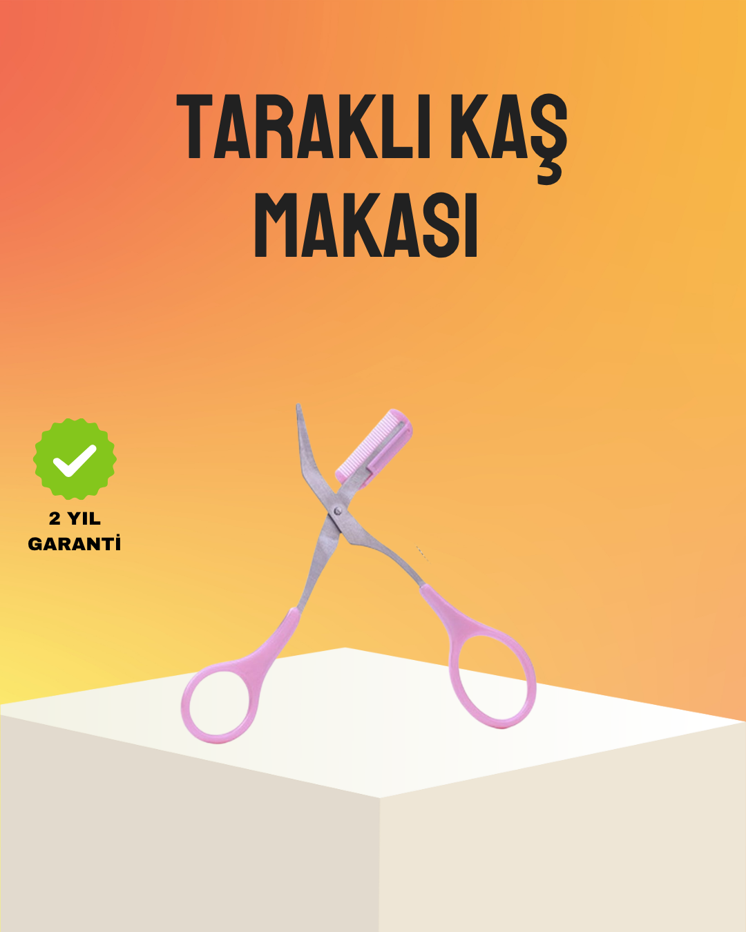 Kaş Düzeltme Makası Taraklı – Profesyonel ve Pratik Kaş Bakımı