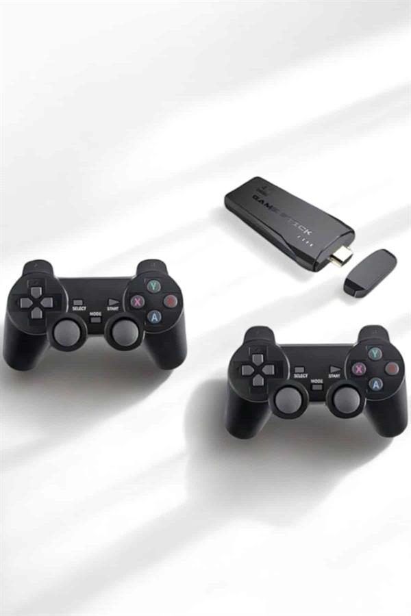 Gaming Atari 2.4g Uyumlu Kablosuz Çift Kol Game Stick