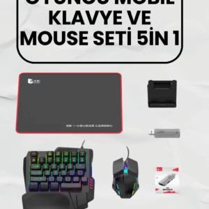 Bluetooth 5.3 Mobil Oyun Aksesuar Seti – PUBG Uyumlu